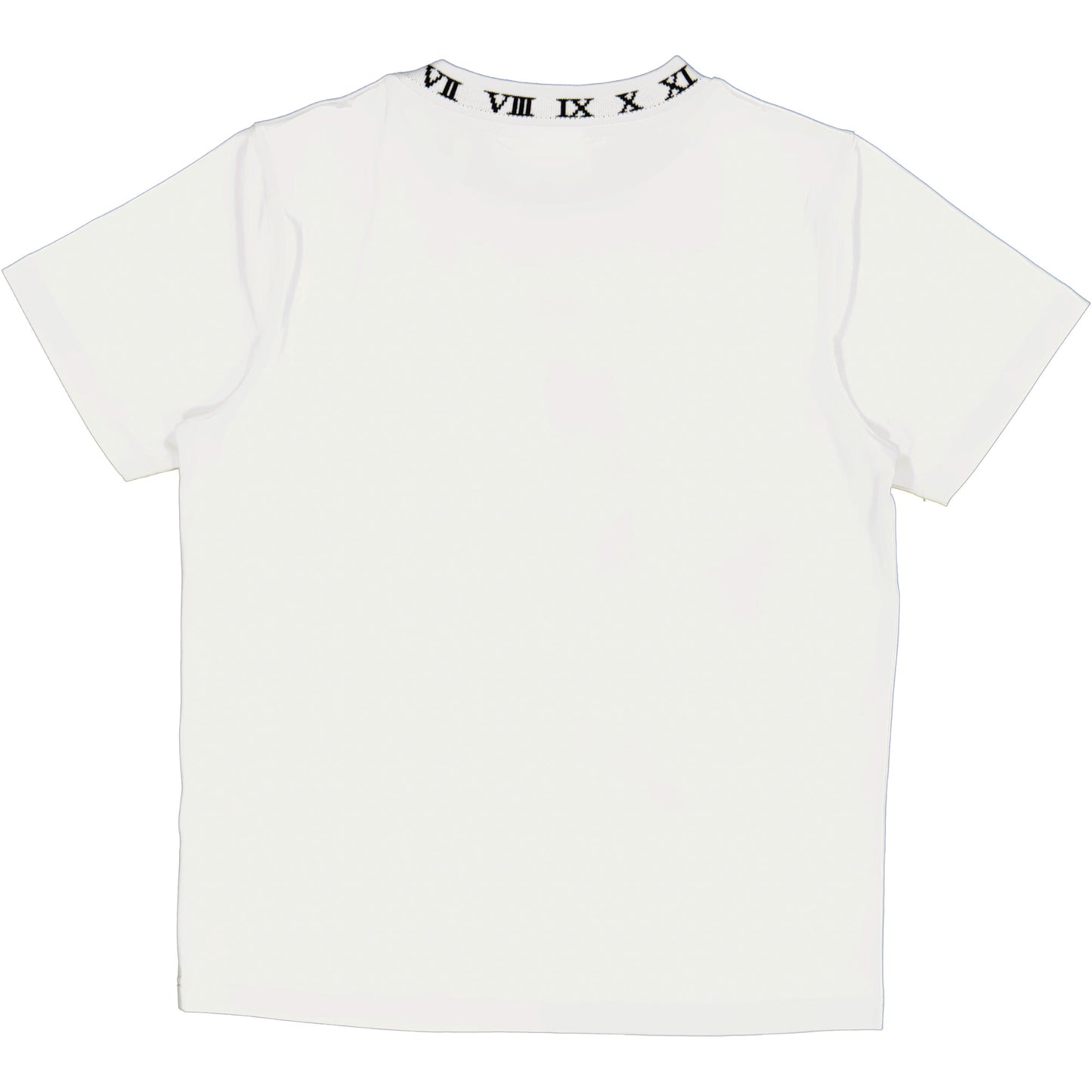 WHITE RIB NECK