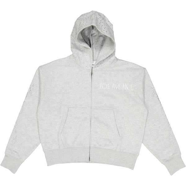 GREY LIGHTNING HOODIE