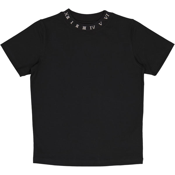BLACK RIB NECK