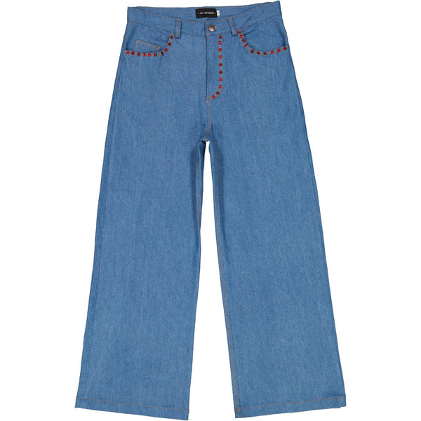 STUDDED JEAN BLUE